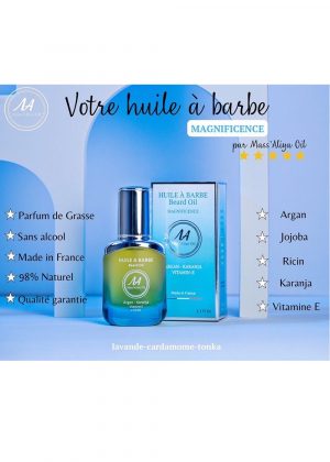 Mass’Aliya Oil Lhuile-a-barbe-MAGNIFICENCE3-300x420 Cosmetiques et Soins  